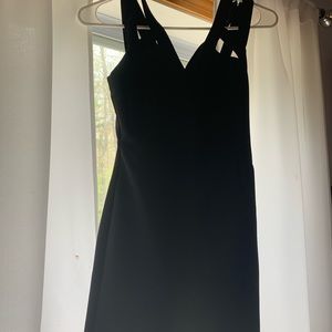 Black tight dress